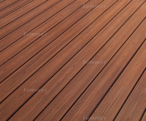 LOG CABINS xx - WPC solid decking kits - brown