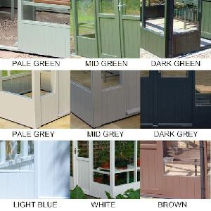 GREENHOUSES xx - Paint finish - Full colour chart