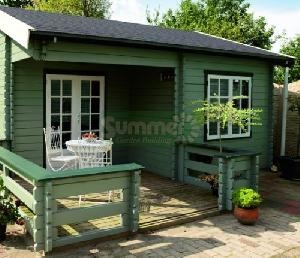 LOG CABINS xx - Design Options - porch position