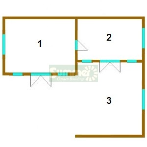 Floor plan and sizes