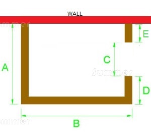 External dwarf wall sizes