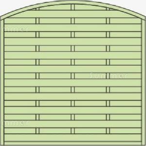Elevation drawing 6x6 convex