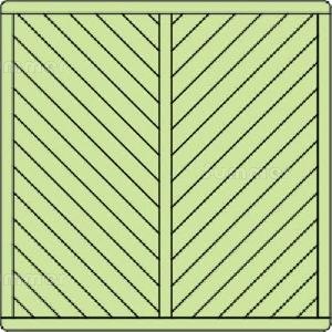 FENCING xx - Elevation drawing 6x6