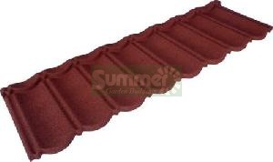 Granular steel roof tiles