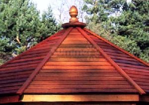 GAZEBOS xx - Cedar slatted roof