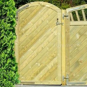 Single and double gates, pressure treated timber