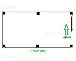 Design Options - glass panes opening direction - side wall