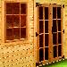 LOG CABINS - Hardwood doors and windows
