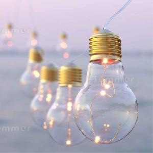 Solar powered string lights - no running costs