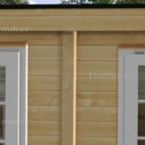 Posts and fascias - painted