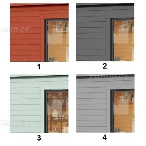 LOG CABINS xx - Factory finish - Main colour