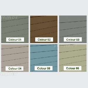 Paint finish - Full colour chart