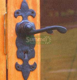 SUMMERHOUSES xx - Black antique ironmongery