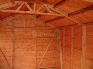 Close up photo from inside this shed