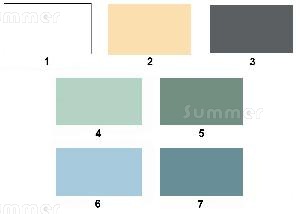 Paint finish - Full colour chart