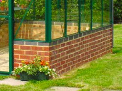 Brick Bases for Greenhouses