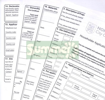+Planning application forms