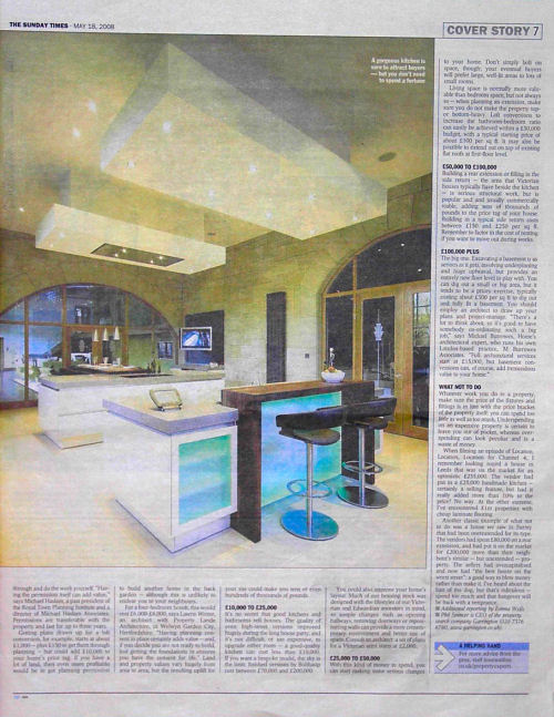 IN THE NEWS AGAIN . . . SUNDAY TIMES 18th May 2008