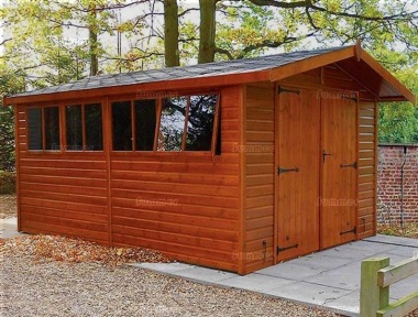 Apex Shed 115 - Shiplap, Heavy Duty Floor Apex Shed 115 - Shiplap, Heavy Duty Floor