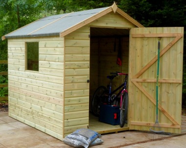 Pressure Treated Apex Shed 910 - Shiplap, T and G Floor and Roof Pressure Treated Apex Shed 910 - Shiplap, T and G Floor and Roof