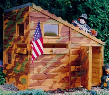 Childrens Playhouse 84 - Army Bunker