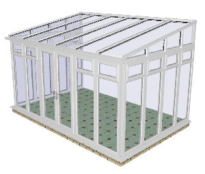 High Pitch Lean To Conservatory 69 - PVCu, Fully Glazed High Pitch Lean To Conservatory 69 - PVCu, Fully Glazed