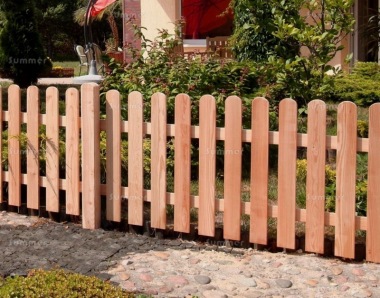 Fence Panel 494 - Larch, Planed, 18mm Thick Boards, 3 Heights