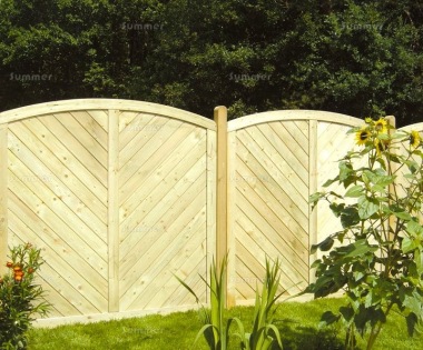 Fence Panel 576 - Planed Timber, 18mm T and G Boards, 4x2 Frame