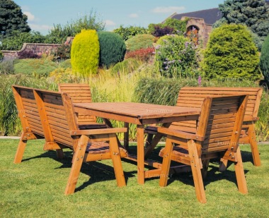 8 Seater Dining Set 676 - Armchairs, Benches, Rectangular Table 8 Seater Dining Set 676 - Armchairs, Benches, Rectangular Table