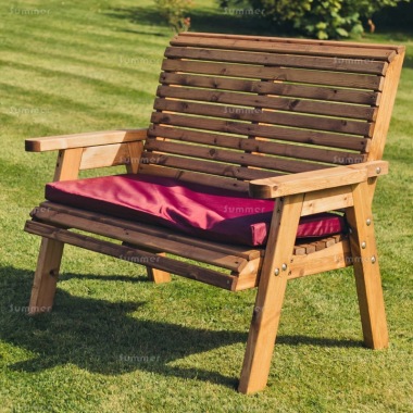 2 Seater Bench 729 - Brown Finish 2 Seater Bench 729 - Brown Finish