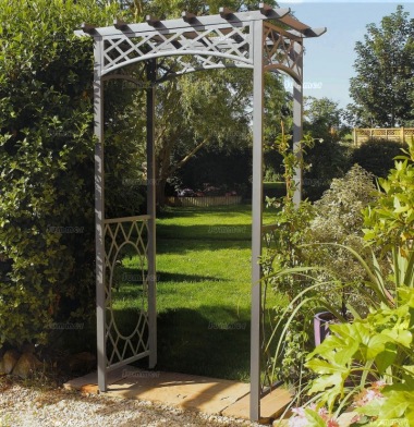 round garden arch