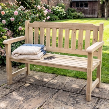 2 Seater Bench 208 - Fully Assembled, Pressure Treated