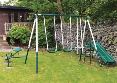 swing slide and seesaw set