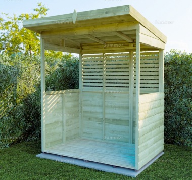 Pressure Treated Shelter 207 - Pent Roof, Fast Delivery