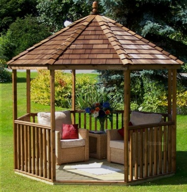 Wooden Gazebo 63 - Octagonal