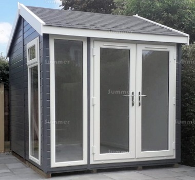 Apex Garden Office 405 - Painted, Double Glazed PVCu, Fitted Free Apex Garden Office 405 - Painted, Double Glazed PVCu, Fitted Free