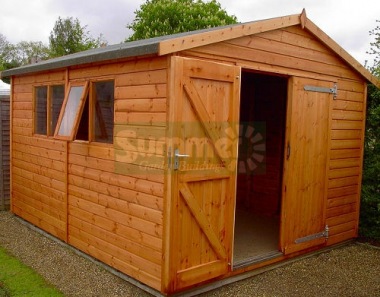 Shiplap Apex Shed 14 - Extra Tall Workshop, Thicker Boards