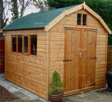 Shiplap Barn Style Apex Shed 197 - All T and G, Fitted Free
