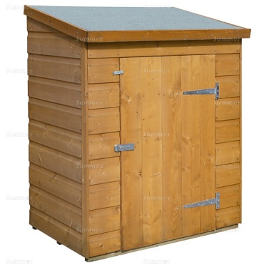 Pent Roof Small Storage Shed 408 - Shiplap