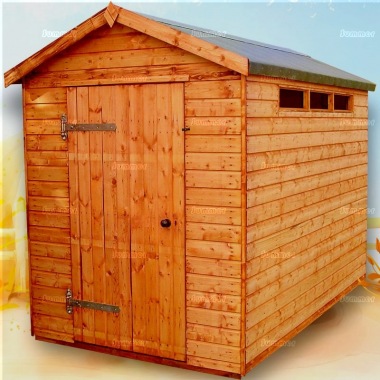 Security Apex Shed 157 - Shiplap, Thicker Timber