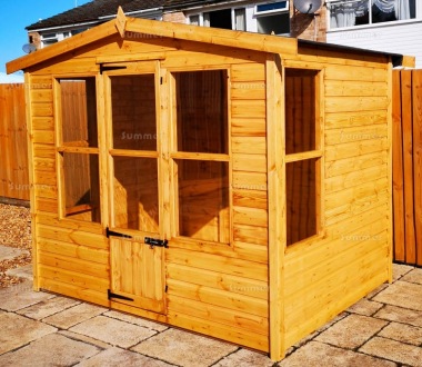 Apex Summerhouse 103 - Shiplap, Low Level Glazing Apex Summerhouse 103 - Shiplap, Low Level Glazing