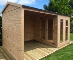 Apex Summerhouse 194 - Large Panes, Verandah, Fitted Free Apex Summerhouse 194 - Large Panes, Verandah, Fitted Free