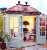 Octagonal Summerhouse 514 - Georgian Glazing Octagonal Summerhouse 514 - Georgian Glazing