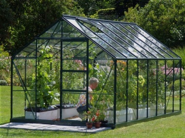 Aluminium Greenhouse 152 - Green Aluminium Greenhouse 152 - Green