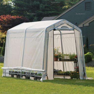 Portable Greenhouse 202 - Steel Frame, Triple Layer Cover