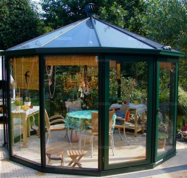 Aluminium Octagonal Greenhouse 48 - Box Section Aluminium Octagonal Greenhouse 48 - Box Section