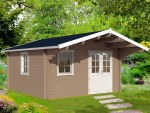 Apex 70mm Log Cabin 474 - Double Glazed, Double Door