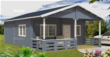 Four Room Apex Log Cabin 815 - Double Glazed, Loft Area Four Room Apex Log Cabin 815 - Double Glazed, Loft Area