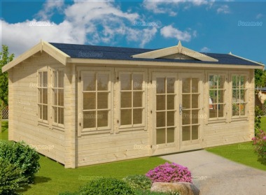 Clocktower Log Cabin 270 - Double Glazed, FSC® Certified Clocktower Log Cabin 270 - Double Glazed, FSC® Certified