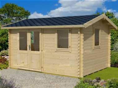 Side Door Apex 45mm Log Cabin 281 - Double Glazed Side Door Apex 45mm Log Cabin 281 - Double Glazed